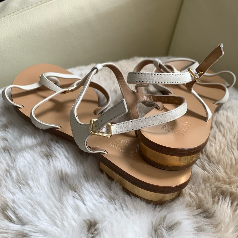 🆕🔥FERRAGAMO Gancino Sexy Strappy Leather Sandals - Picture 5 of 8